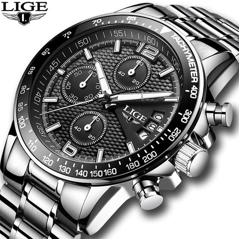 2018 New LIGE Mens Watches Top Brand