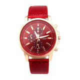 Relogio Masculino Geneva Leather Analog