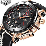 LIGE New Men Watches Top Brand Luxury