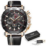 LIGE New Men Watches Top Brand Luxury