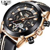 New LIGE Fashion Watch Men