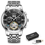LIGE Men Watches Automatic Mechanical Watch