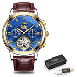 LIGE Men Watches Automatic Mechanical Watch