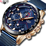 2019 New LIGE Fashion Men Watches