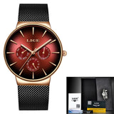 2019 New LIGE Fashion Mens Watches