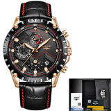 LIGE Watch Mens Top Brand Luxury